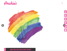 Tablet Screenshot of lovearchies.com